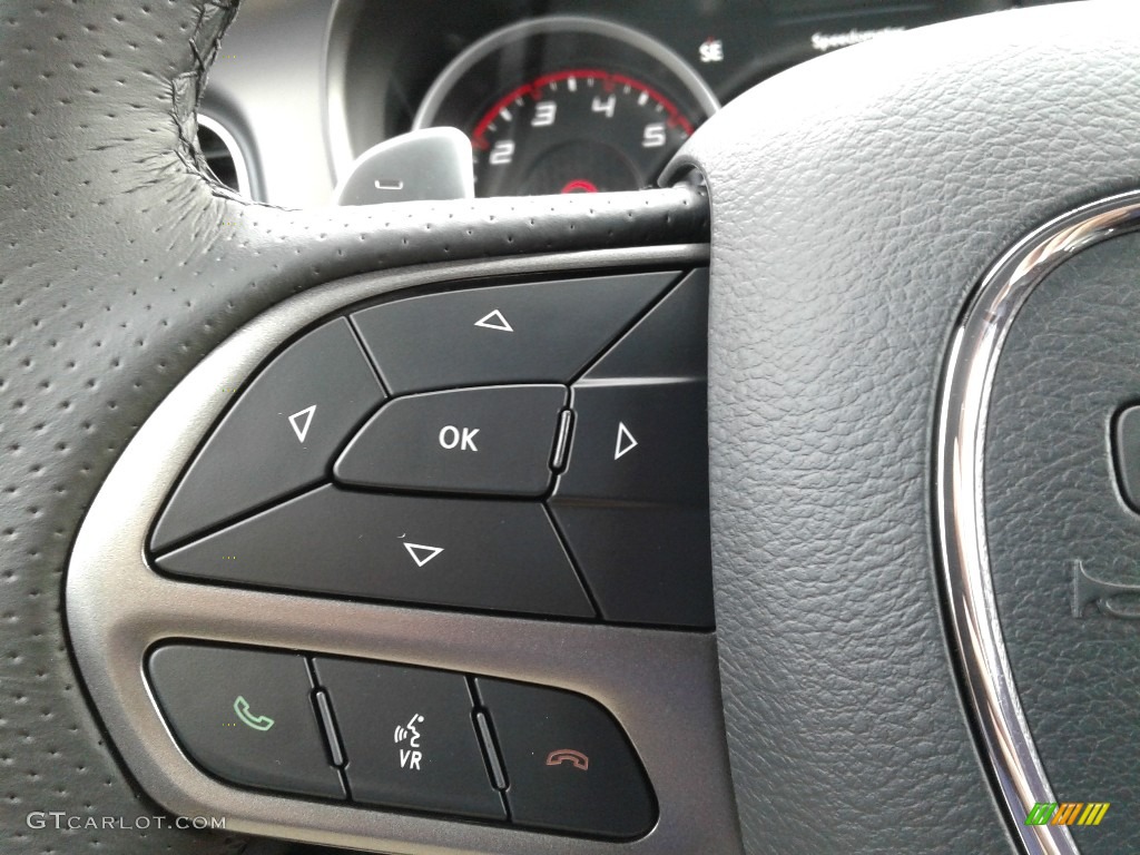 2021 Dodge Charger Scat Pack Black Steering Wheel Photo #140984728