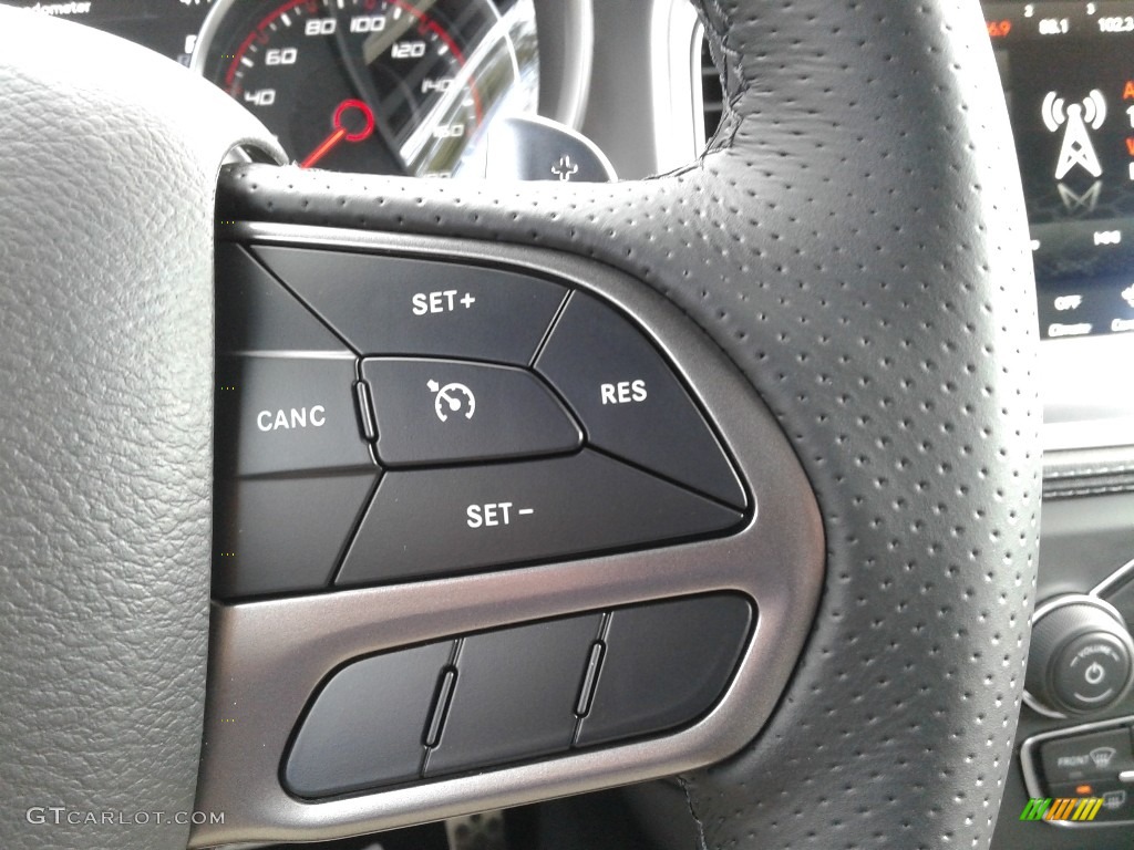 2021 Dodge Charger Scat Pack Black Steering Wheel Photo #140984746