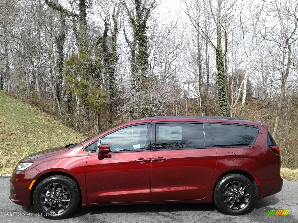 2021 Pacifica Touring - Velvet Red Pearl / Black photo #1