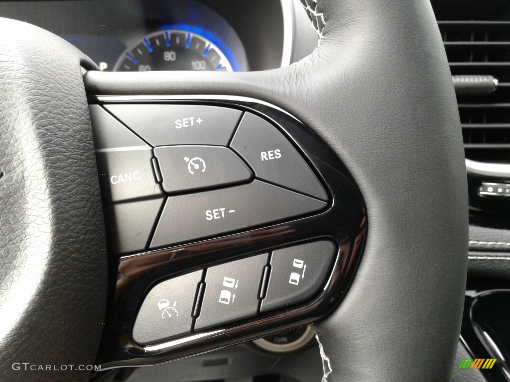 2021 Chrysler Pacifica Touring Black Steering Wheel Photo #140985334
