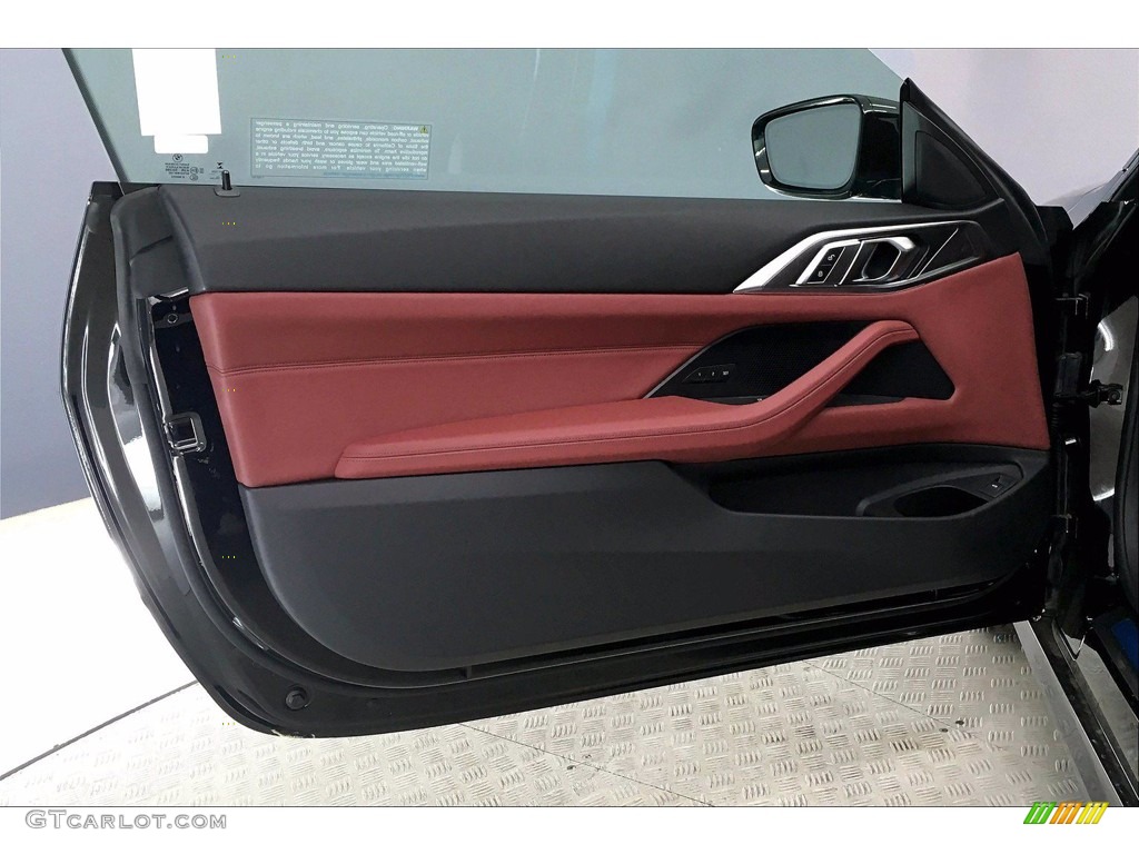 2021 BMW 4 Series 430i Coupe Tacora Red Door Panel Photo #140985406