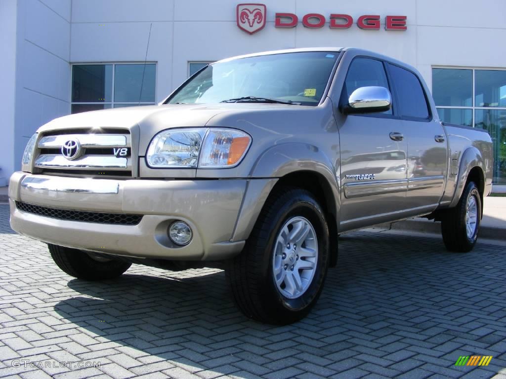 2006 Tundra SR5 Double Cab - Desert Sand Mica / Taupe photo #1