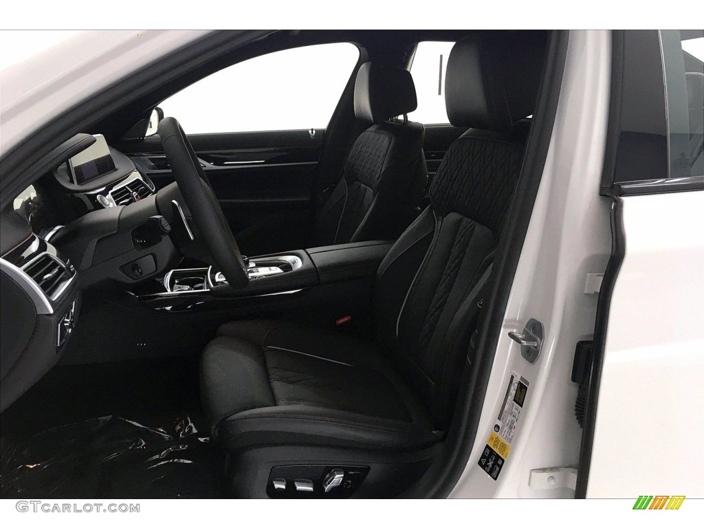 Black Interior 2021 BMW 7 Series 750i xDrive Sedan Photo #140985925