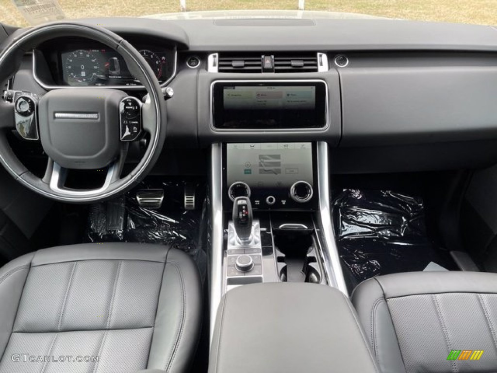 2021 Land Rover Range Rover Sport HSE Dynamic Ebony Dashboard Photo #140987250