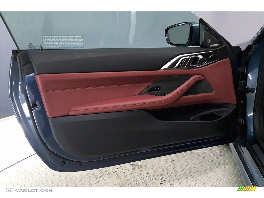 2021 4 Series 430i Coupe - Arctic Race Blue Metallic / Tacora Red photo #14
