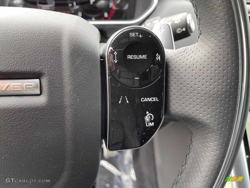 2021 Land Rover Range Rover Sport HSE Dynamic Ebony Steering Wheel Photo #140987547
