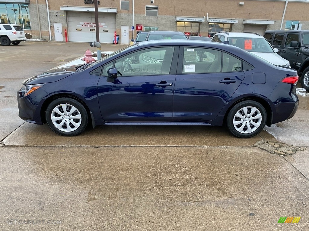 2021 Corolla LE - Blueprint / Light Gray/Moonstone photo #1