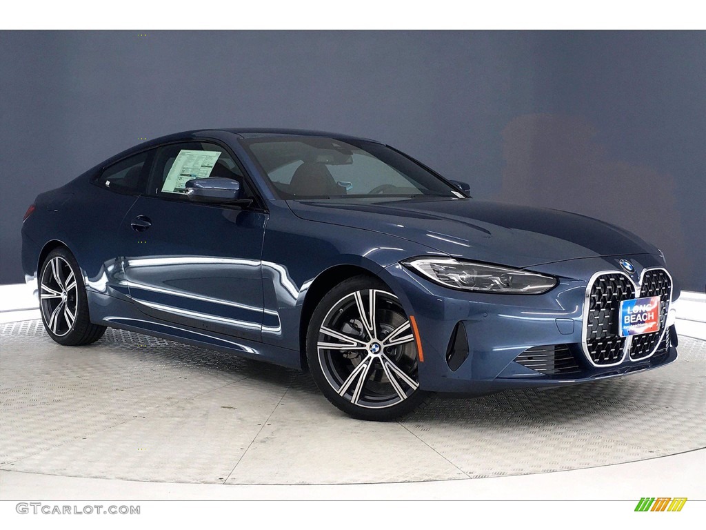 Arctic Race Blue Metallic 2021 BMW 4 Series 430i Coupe Exterior Photo #140987643