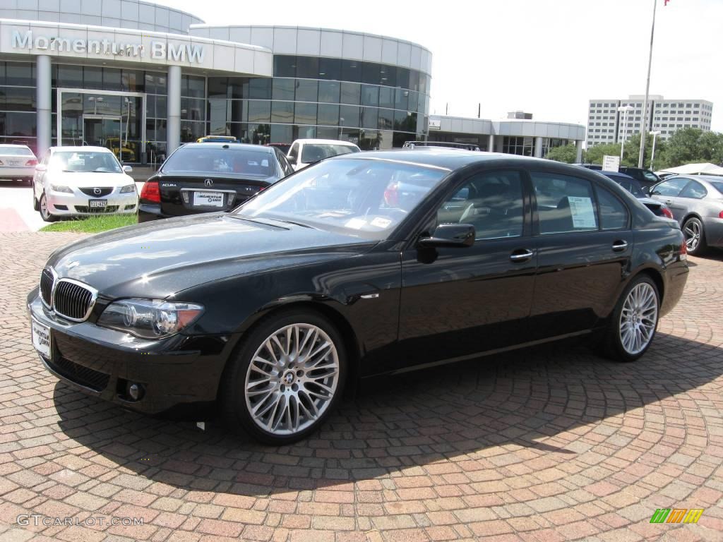 2007 7 Series 750Li Sedan - Jet Black / Black photo #2