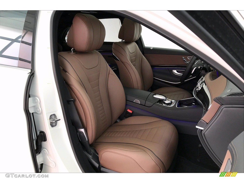 Nut Brown/Black Interior 2020 Mercedes-Benz S 560 Sedan Photo #140988225