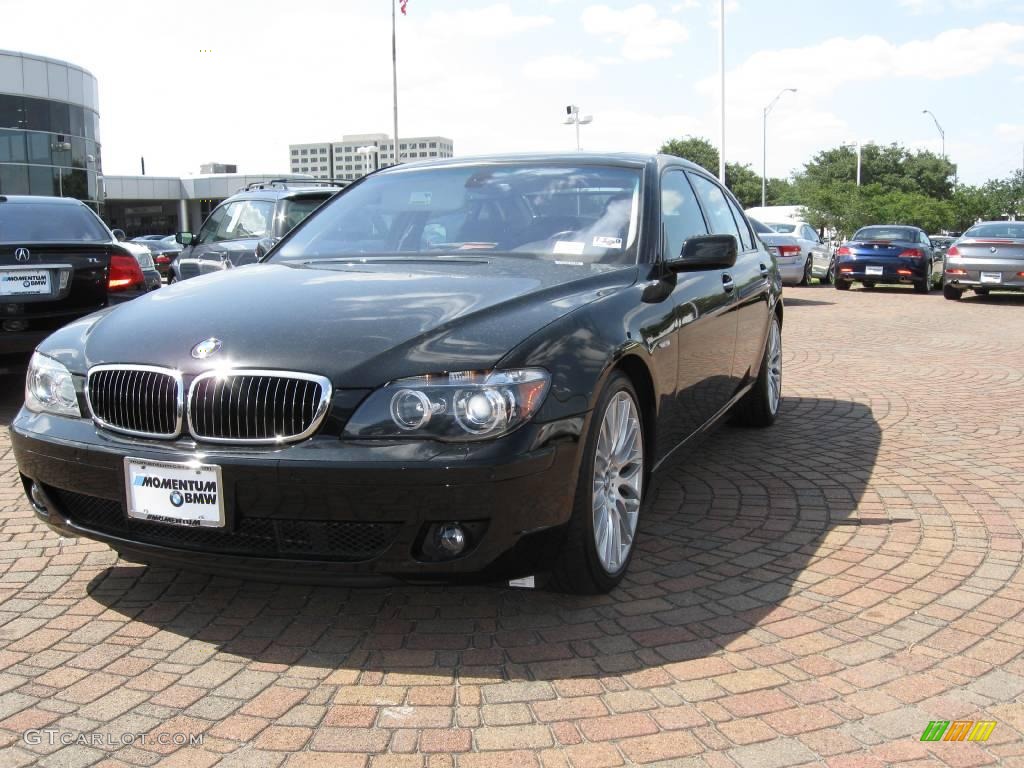 2007 7 Series 750Li Sedan - Jet Black / Black photo #5