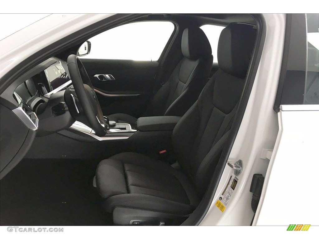 2021 3 Series 330i Sedan - Mineral White Metallic / Black photo #9