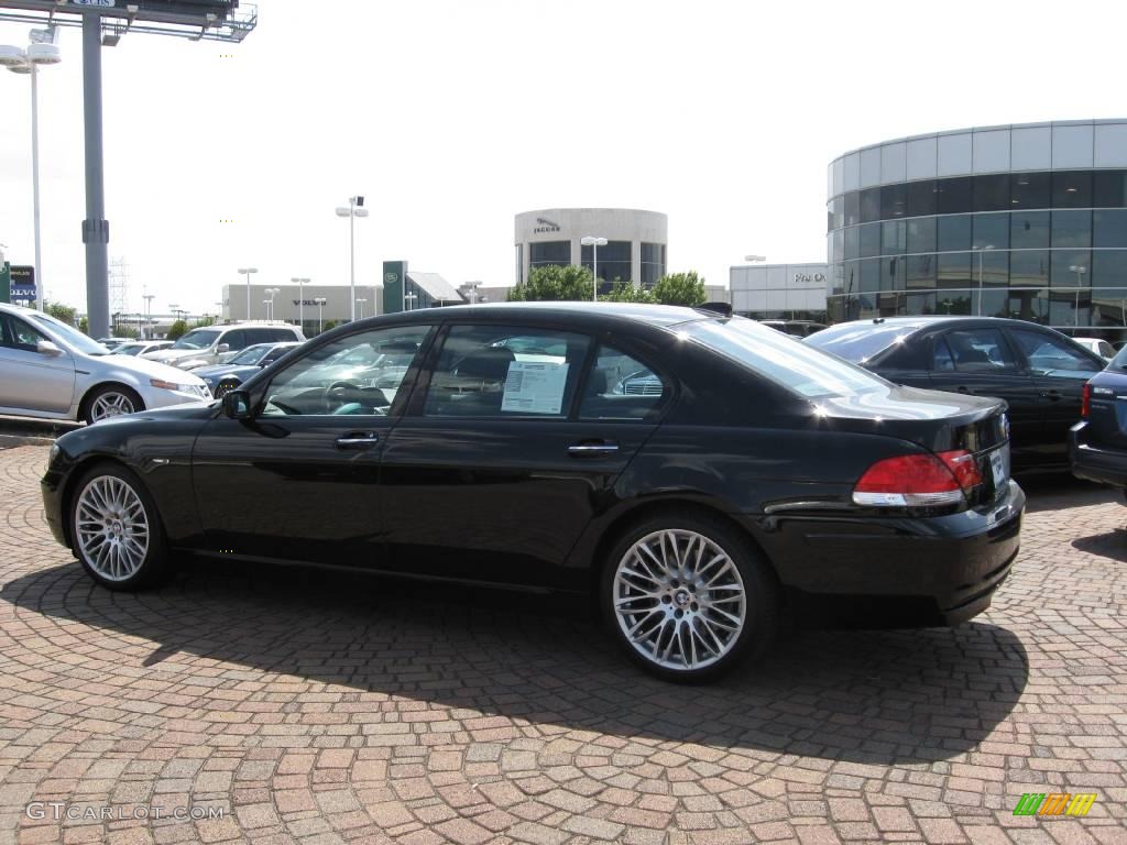 2007 7 Series 750Li Sedan - Jet Black / Black photo #7