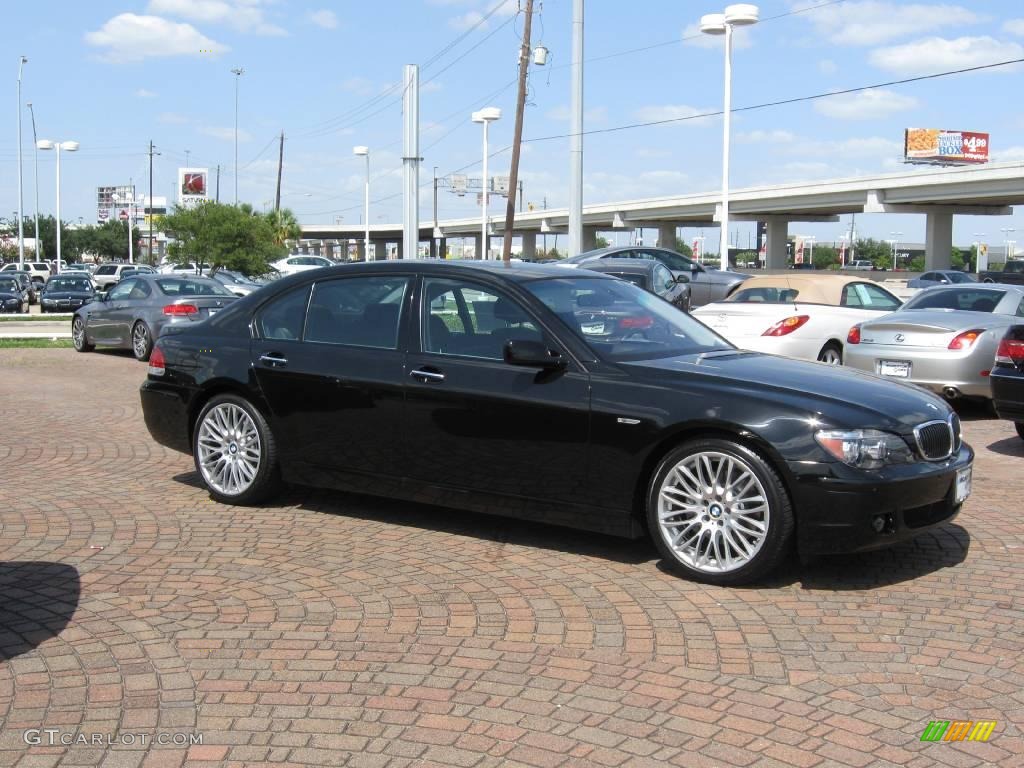 2007 7 Series 750Li Sedan - Jet Black / Black photo #13
