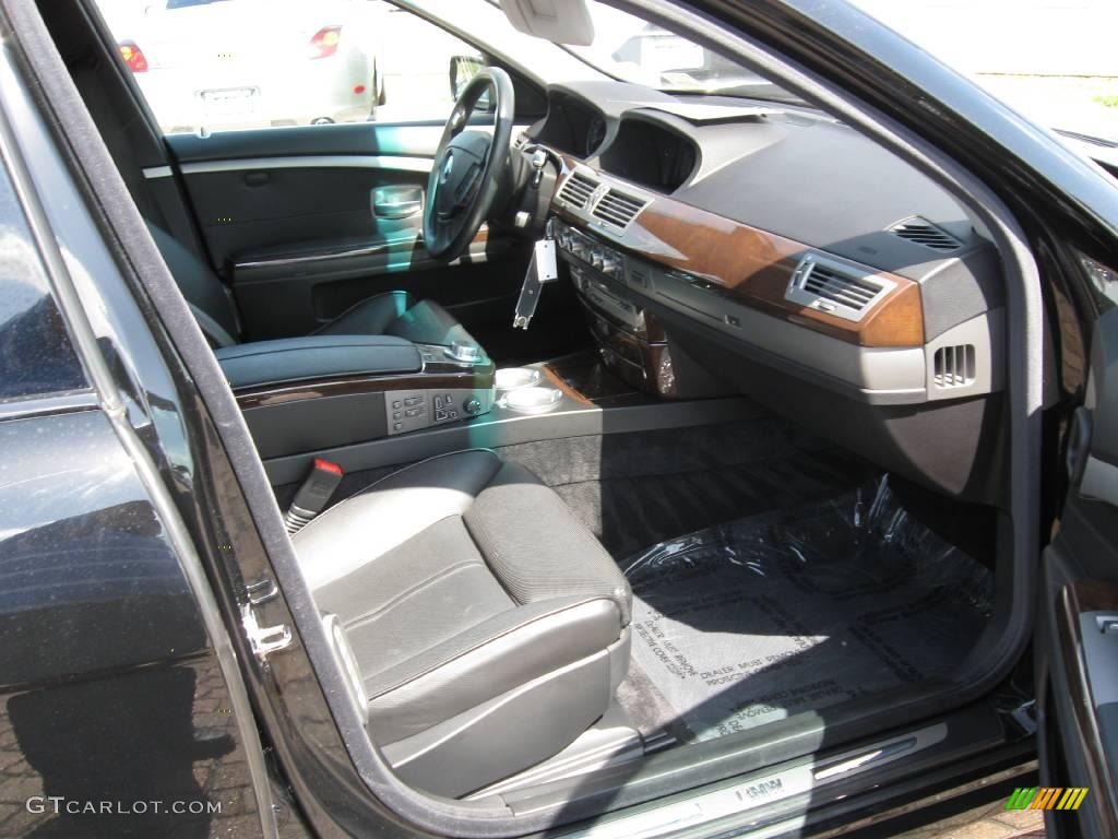 2007 7 Series 750Li Sedan - Jet Black / Black photo #15
