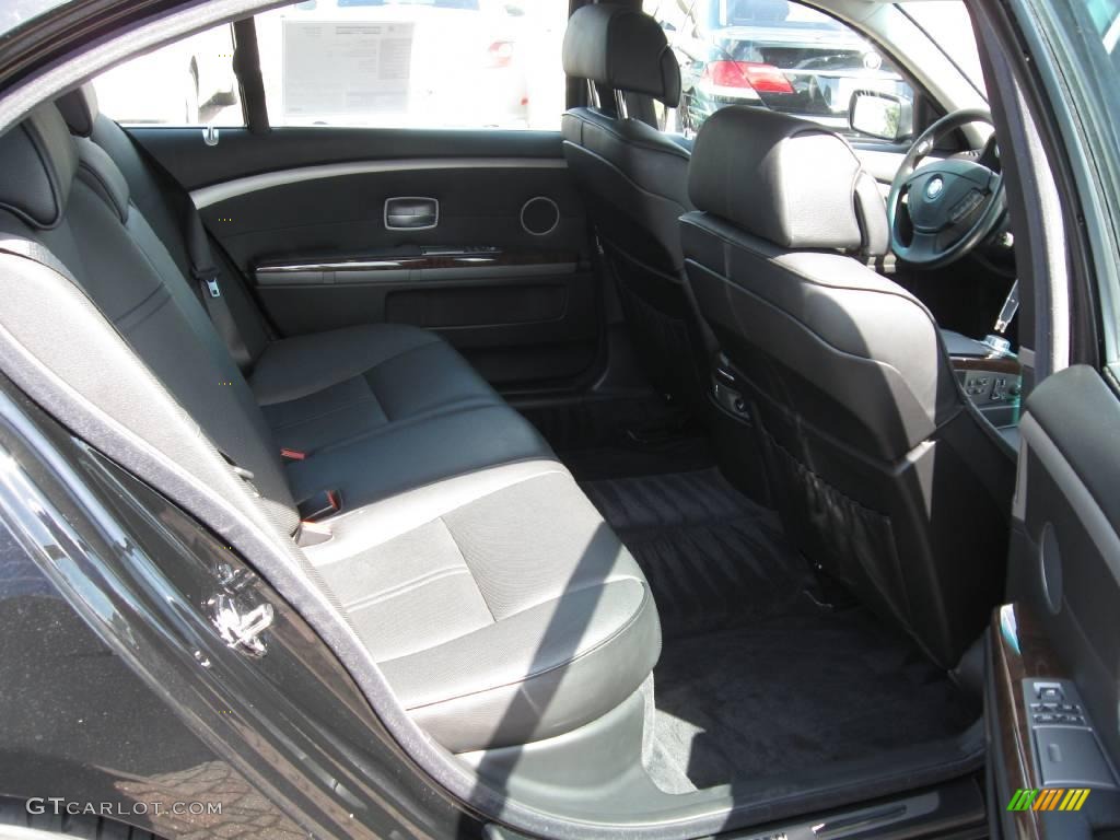 2007 7 Series 750Li Sedan - Jet Black / Black photo #16