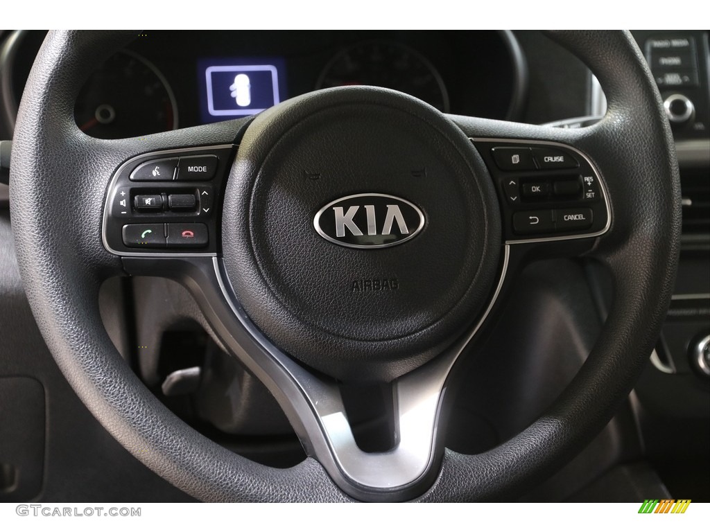 2017 Kia Optima LX Black Steering Wheel Photo #140989671