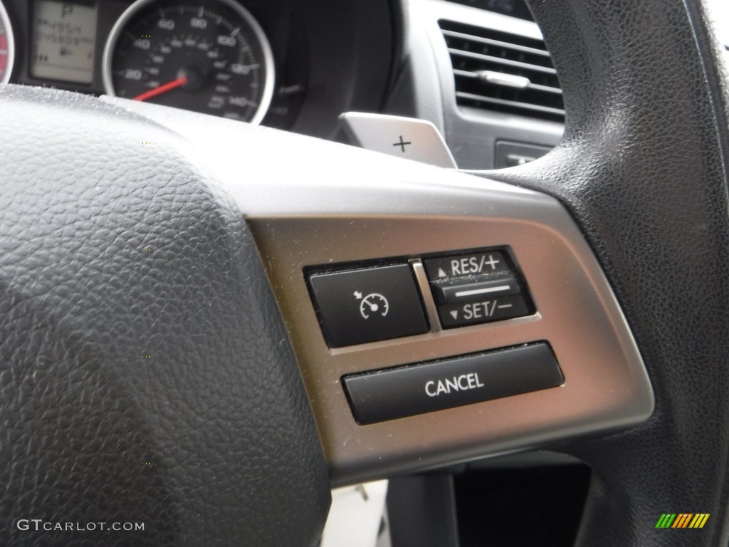 2014 XV Crosstrek 2.0i Premium - Satin White Pearl / Black photo #6
