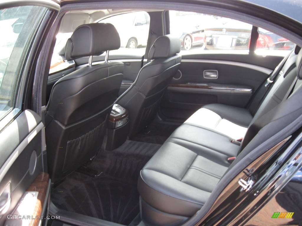 2007 7 Series 750Li Sedan - Jet Black / Black photo #20