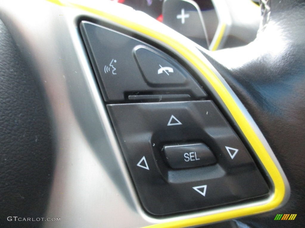 2014 Corvette Stingray Coupe Z51 - Velocity Yellow Tintcoat / Jet Black photo #14