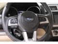 2017 Subaru Legacy Warm Ivory Interior Steering Wheel Photo