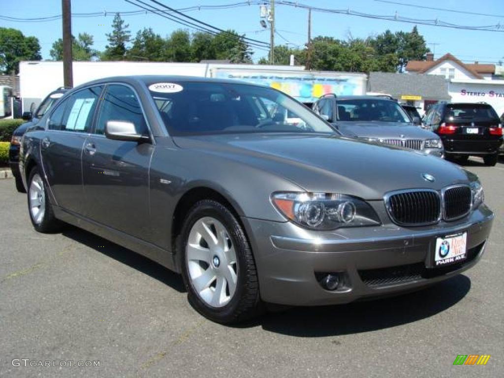 2007 7 Series 750Li Sedan - Sterling Grey Metallic / Black photo #2