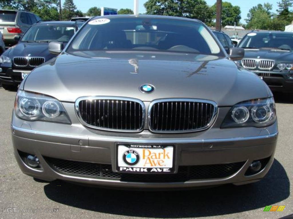 2007 7 Series 750Li Sedan - Sterling Grey Metallic / Black photo #3