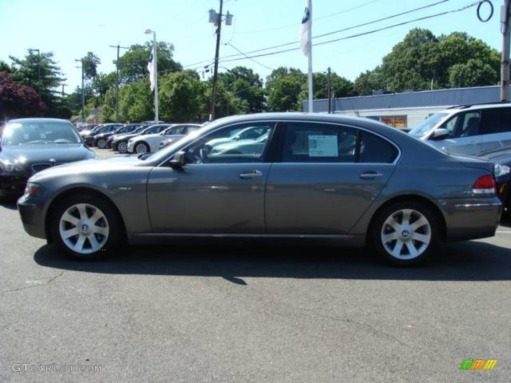 2007 7 Series 750Li Sedan - Sterling Grey Metallic / Black photo #5