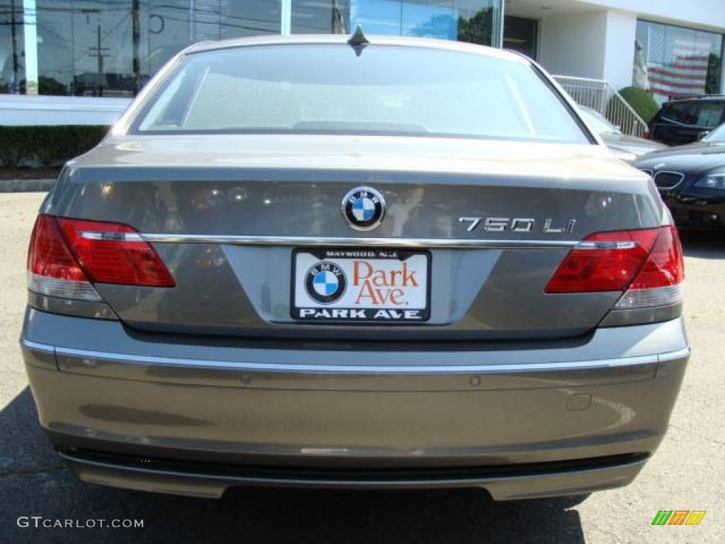 2007 7 Series 750Li Sedan - Sterling Grey Metallic / Black photo #7