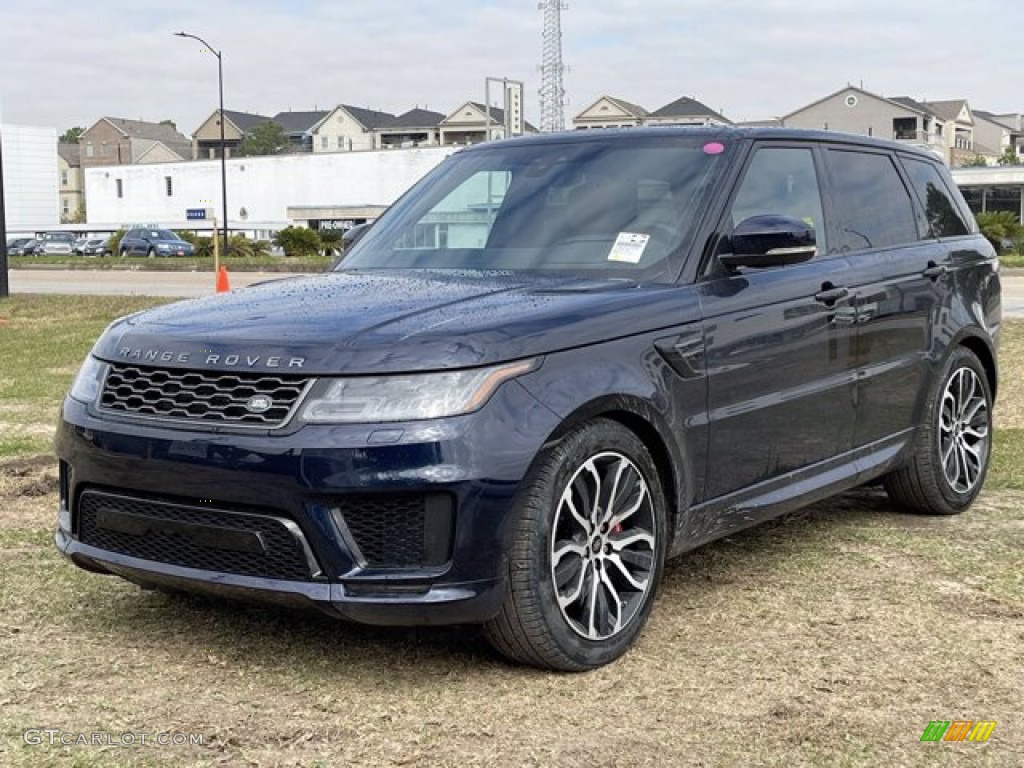 2021 Range Rover Sport HSE Dynamic - Portofino Blue Metallic / Vintage Tan/Ebony photo #2