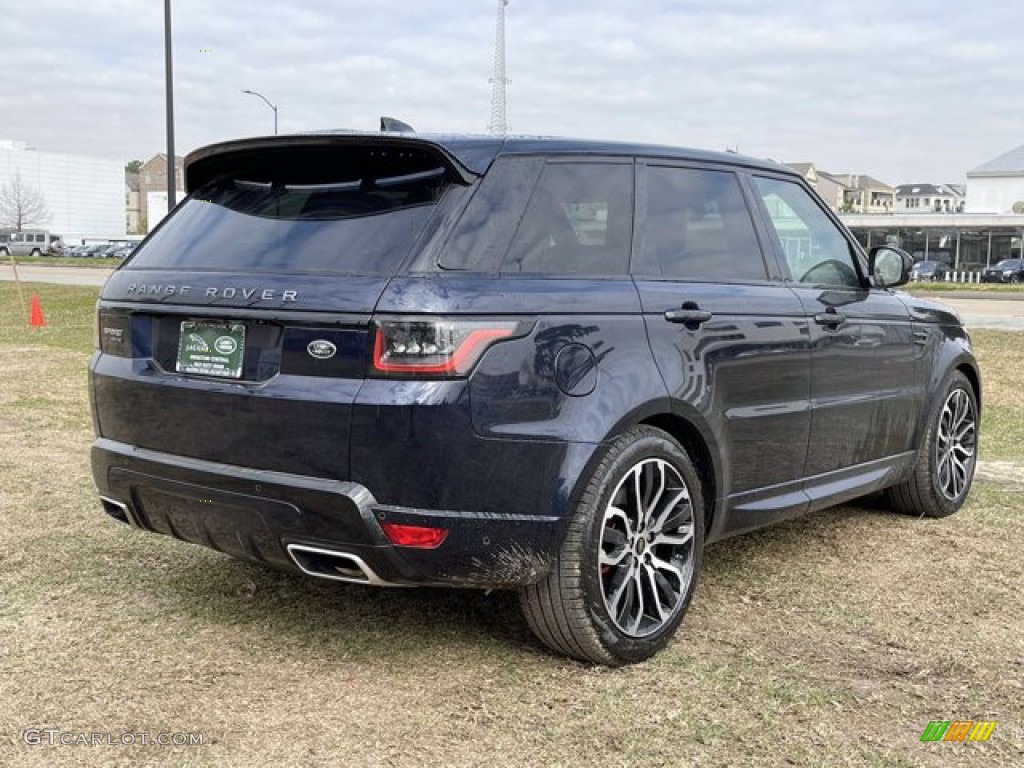 2021 Range Rover Sport HSE Dynamic - Portofino Blue Metallic / Vintage Tan/Ebony photo #3