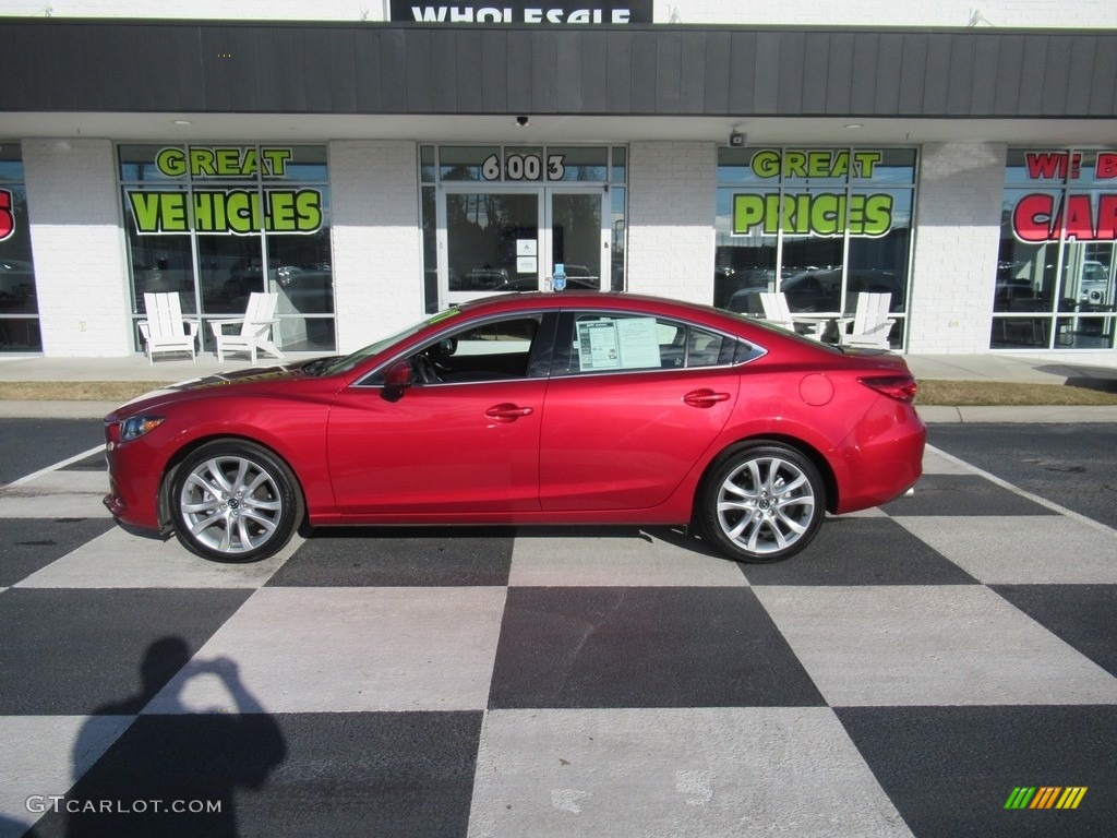2017 Mazda6 Touring - Soul Red Metallic / Sand photo #1