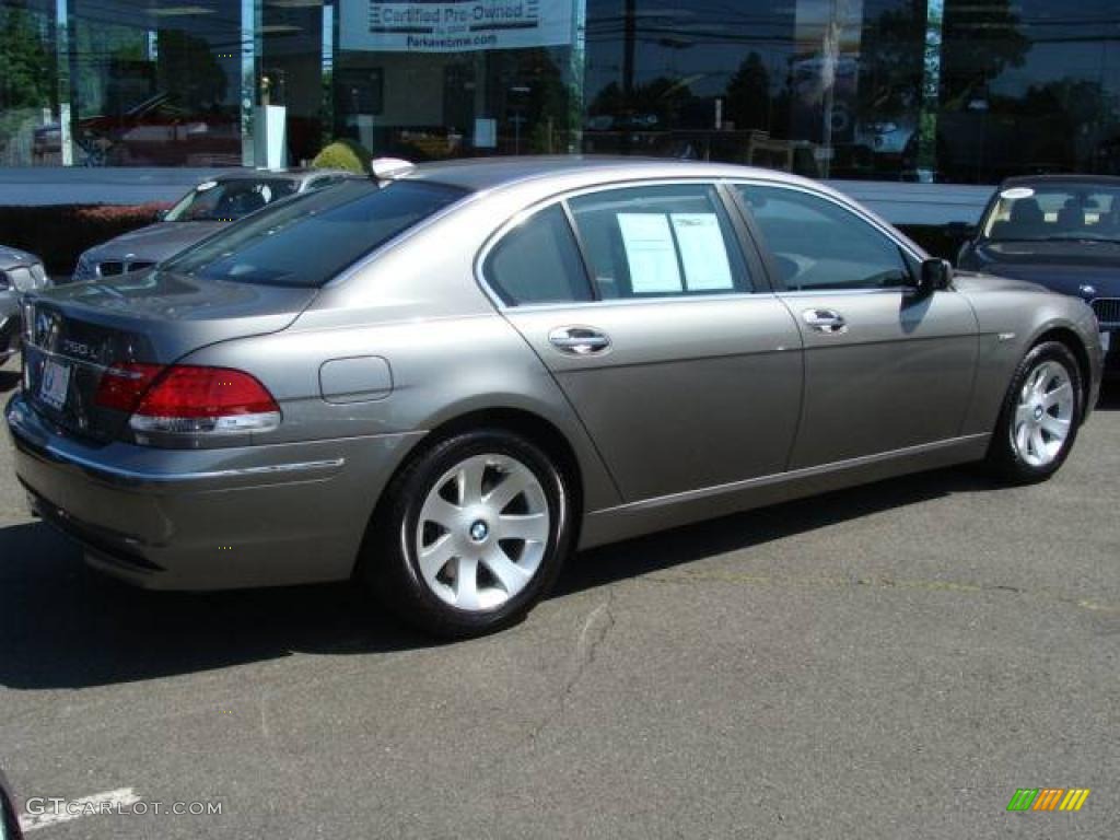 2007 7 Series 750Li Sedan - Sterling Grey Metallic / Black photo #8