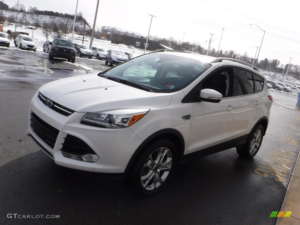 2016 Escape Titanium 4WD - White Platinum Metallic / Medium Light Stone photo #6