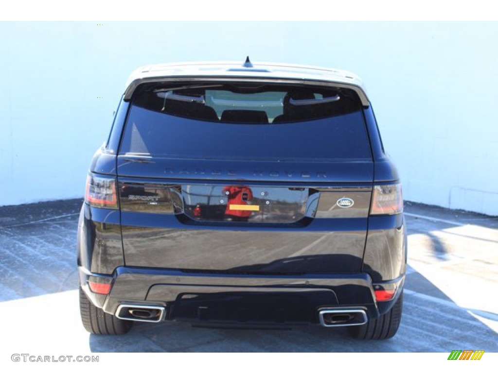 2021 Range Rover Sport HST - Santorini Black Metallic / Pimento/Ebony photo #7