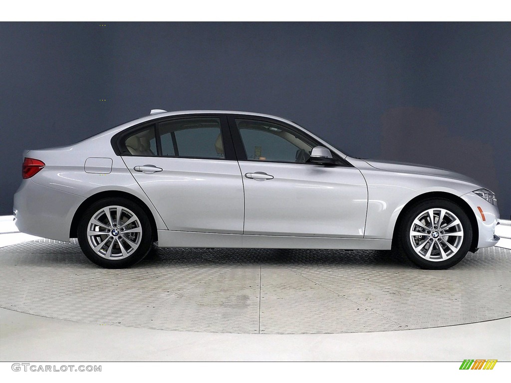 2018 3 Series 320i Sedan - Glacier Silver Metallic / Venetian Beige photo #14