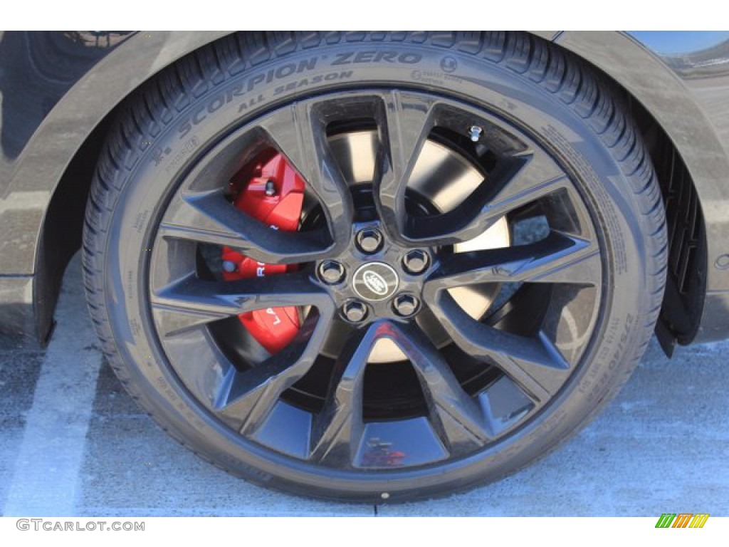 2021 Range Rover Sport HST - Santorini Black Metallic / Pimento/Ebony photo #9