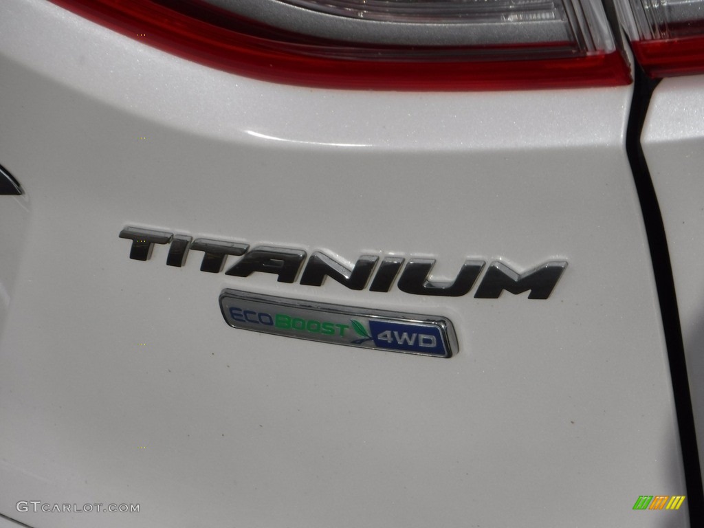 2016 Escape Titanium 4WD - White Platinum Metallic / Medium Light Stone photo #12