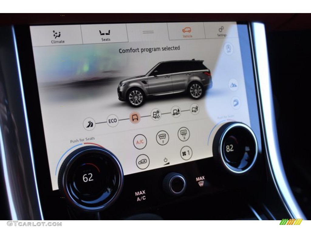 2021 Range Rover Sport HST - Santorini Black Metallic / Pimento/Ebony photo #17