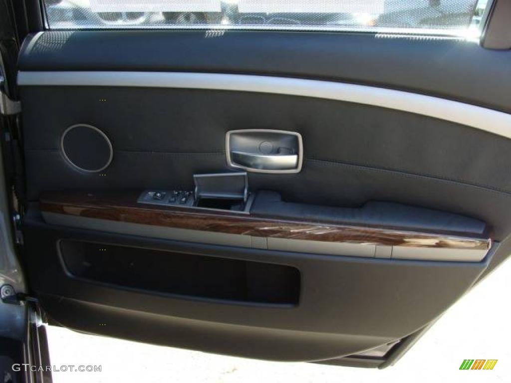 2007 7 Series 750Li Sedan - Sterling Grey Metallic / Black photo #19