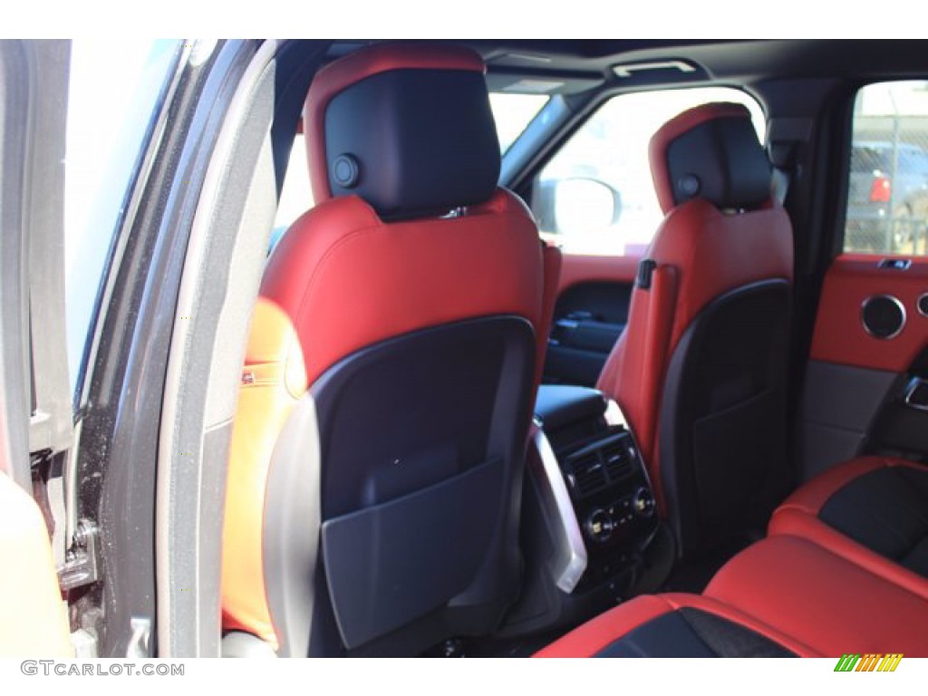 2021 Range Rover Sport HST - Santorini Black Metallic / Pimento/Ebony photo #25