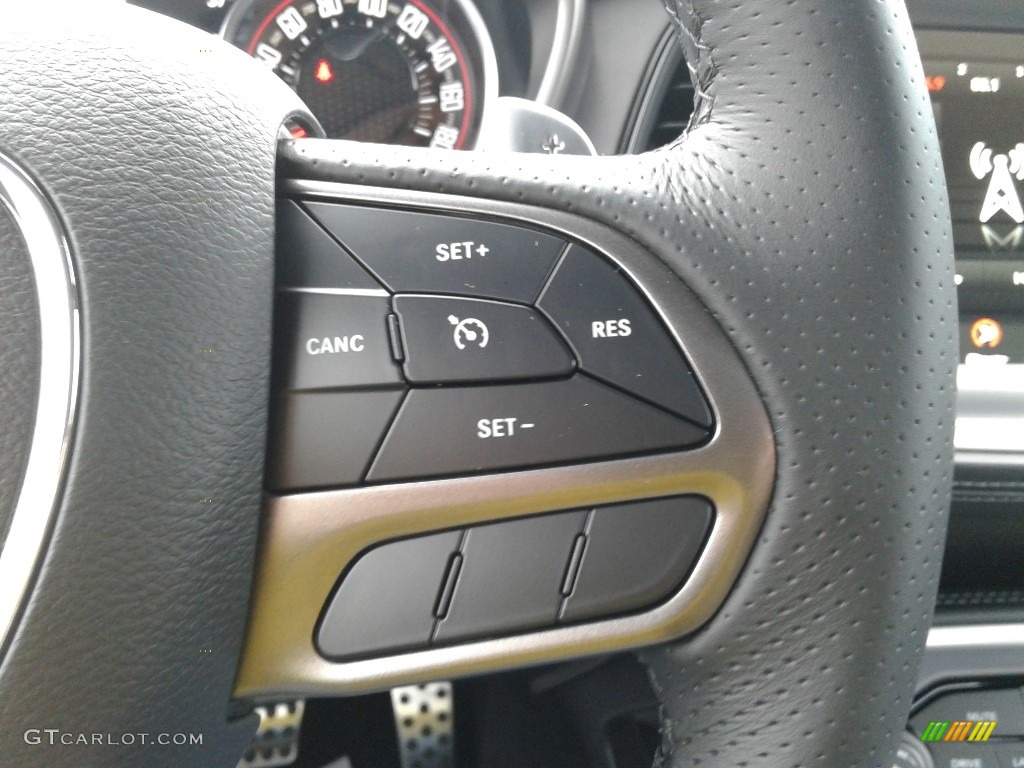 2021 Dodge Challenger R/T Scat Pack Widebody Black Steering Wheel Photo #140993166