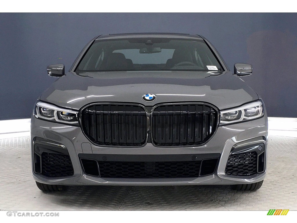 2021 7 Series 750i xDrive Sedan - Bernina Gray Amber Effect / Black photo #2