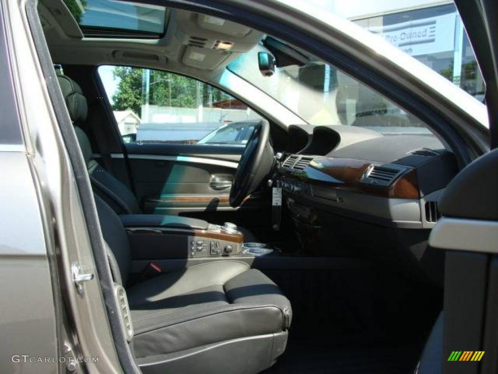 2007 7 Series 750Li Sedan - Sterling Grey Metallic / Black photo #22