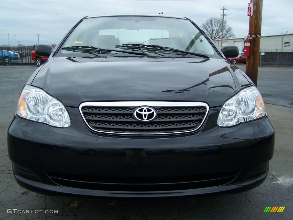 2007 Corolla CE - Black Sand Pearl / Stone photo #1