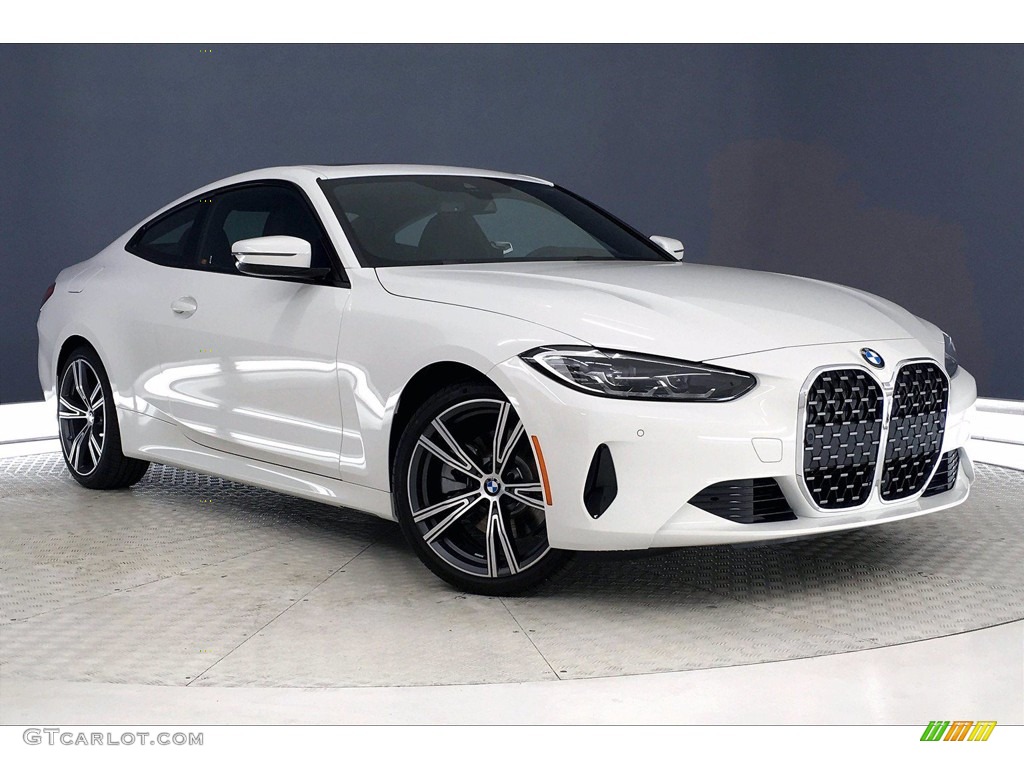 2021 4 Series 430i Coupe - Alpine White / Black photo #1