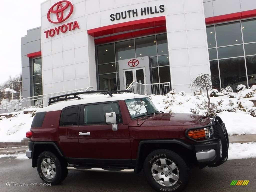 2008 FJ Cruiser 4WD - Brick Red / Dark Charcoal photo #2