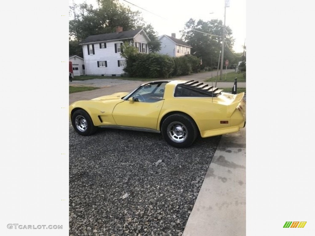 1978 Corvette Coupe - Corvette Yellow / Dark Brown photo #1