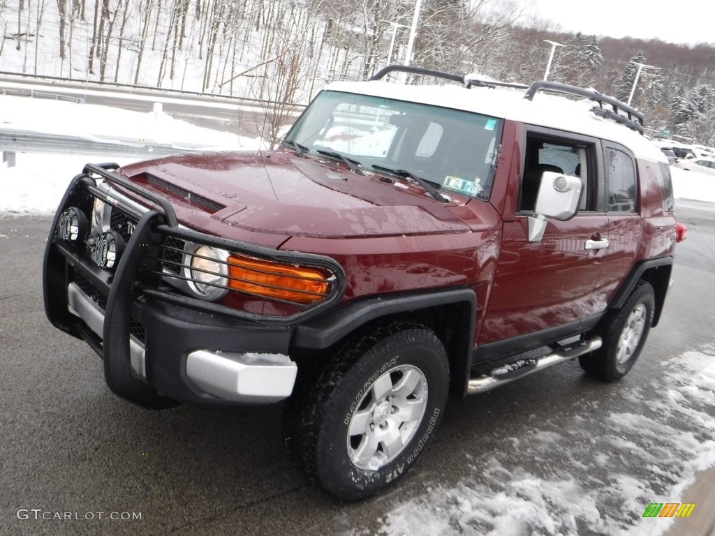 2008 FJ Cruiser 4WD - Brick Red / Dark Charcoal photo #9