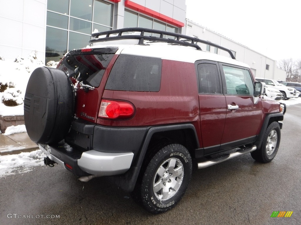 2008 FJ Cruiser 4WD - Brick Red / Dark Charcoal photo #13